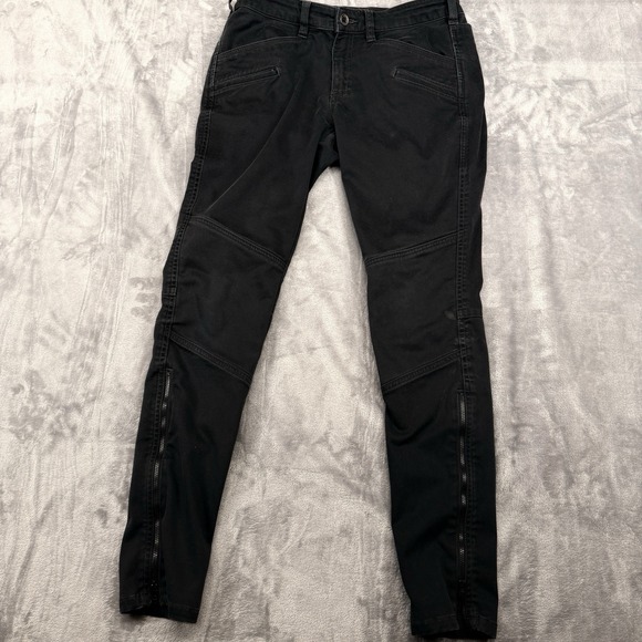 5.11 Tactical Women's 6 Tall long Utility Work Pants Zipper Skinny Legs  Black - Picture 3 of 16